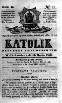 Katolik Dyecezyi Chełmińskiej 1850.03.13 nr 11