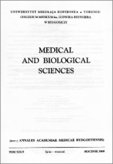Medical and Biological Sciences 2005, T. XIX, nr 3