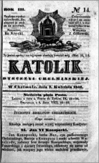 Katolik Dyecezyi Chełmińskiej 1851.04.02 nr 14