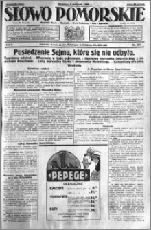 Słowo Pomorskie 1929.11.03 R.9 nr 254