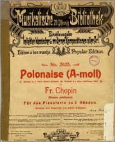 Polonaise a-moll : oeuvre posthume : [piano]