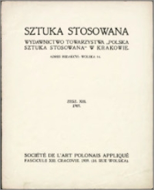 Sztuka Stosowana 1909, z. 13