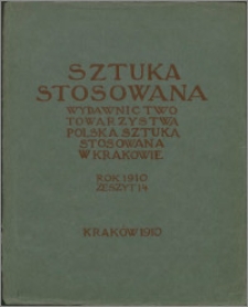 Sztuka Stosowana 1910, z. 14