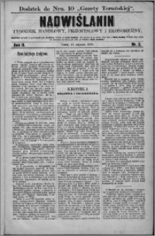 Nadwiślanin : tygodnik handlowy, przemysłowy i ekonomiczny 1874, R. 2 nr 2