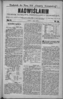 Nadwiślanin : tygodnik handlowy, przemysłowy i ekonomiczny 1874, R. 2 nr 26