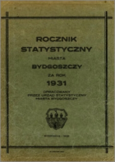 Rocznik Statystyczny Miasta Bydgoszczy za rok 1931