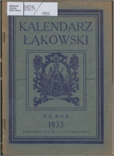 Kalendarz Łąkowski : bezpłatny dodatek do "Głosu Mazurskiego" na rok 1933