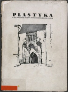 Plastyka : [organ Bloku Zawodowych Artystów Plastyków] 1938, R. 4 nr 8-9