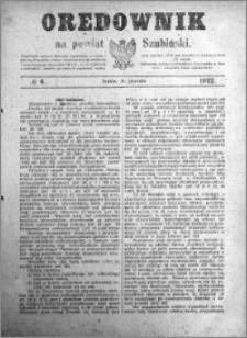 Orędownik na powiat Szubiński 1922.01.21 R.3 nr 6