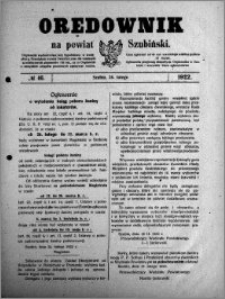 Orędownik na powiat Szubiński 1922.02.25 R.3 nr 16