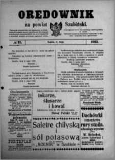 Orędownik na powiat Szubiński 1922.05.06 R.3 nr 35