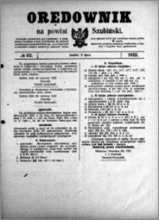 Orędownik na powiat Szubiński 1922.07.05 R.3 nr 52