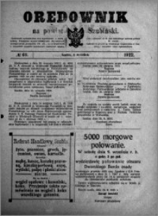 Orędownik na powiat Szubiński 1922.09.06 R.3 nr 69