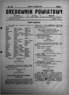 Orędownik Powiatowy 1922.10.14 R.3 nr 81