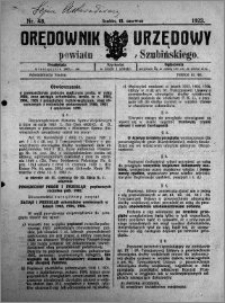 Orędownik Urzędowy powiatu Szubińskiego 1923.06.13 R.4 nr 48
