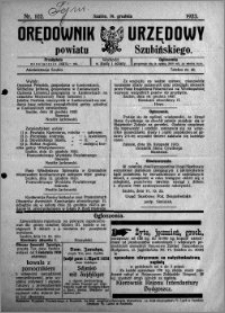 Orędownik Urzędowy powiatu Szubińskiego 1923.12.19 R.4 nr 102