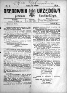 Orędownik Urzędowy powiatu Szubińskiego 1924.01.23 R.5 nr 6