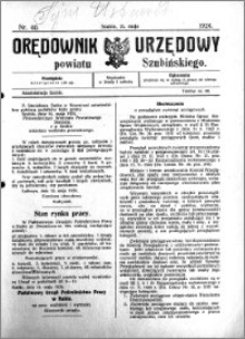 Orędownik Urzędowy powiatu Szubińskiego 1924.05.21 R.5 nr 40