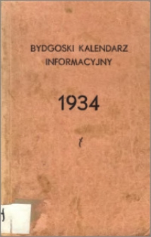 Bydgoski Kalendarz Informacyjny : 1934