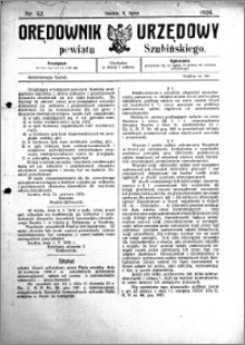 Orędownik Urzędowy powiatu Szubińskiego 1924.07.05 R.5 nr 52
