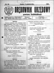 Orędownik Urzędowy powiatu Szubińskiego 1924.10.11 R.5 nr 78