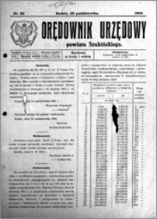 Orędownik Urzędowy powiatu Szubińskiego 1924.10.29 R.5 nr 83