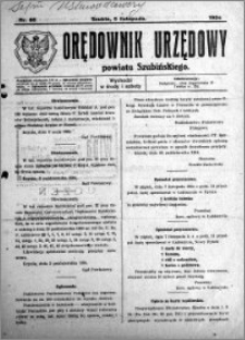 Orędownik Urzędowy powiatu Szubińskiego 1924.11.05 R.5 nr 85