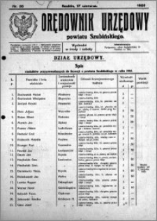 Orędownik Urzędowy powiatu Szubińskiego 1925.06.17 R.6 nr 35