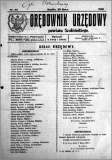 Orędownik Urzędowy powiatu Szubińskiego 1925.07.29 R.6 nr 44