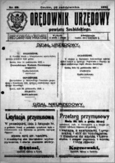 Orędownik Urzędowy powiatu Szubińskiego 1925.10.28 R.6 nr 69