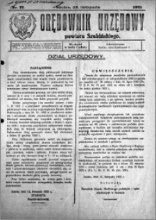 Orędownik Urzędowy powiatu Szubińskiego 1925.11.25 R.6 nr 77