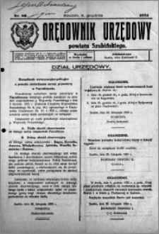 Orędownik Urzędowy powiatu Szubińskiego 1925.12.05 R.6 nr 80