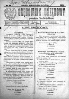 Orędownik Urzędowy powiatu Szubińskiego 1926.02.06 R.7 nr 11