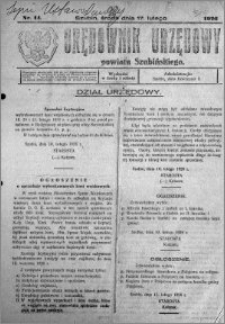Orędownik Urzędowy powiatu Szubińskiego 1926.02.17 R.7 nr 14
