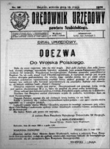 Orędownik Urzędowy powiatu Szubińskiego 1926.05.15 R.7 nr 39