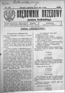 Orędownik Urzędowy powiatu Szubińskiego 1926.05.29 R.7 nr 43