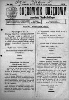 Orędownik Urzędowy powiatu Szubińskiego 1926.06.09 R.7 nr 46