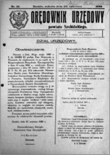 Orędownik Urzędowy powiatu Szubińskiego 1926.06.26 R.7 nr 51
