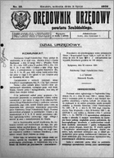 Orędownik Urzędowy powiatu Szubińskiego 1926.07.03 R.7 nr 53