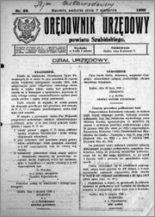 Orędownik Urzędowy powiatu Szubińskiego 1926.08.07 R.7 nr 63