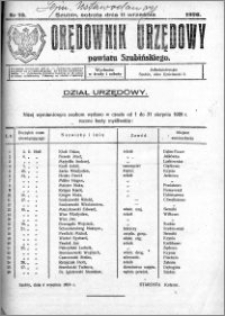 Orędownik Urzędowy powiatu Szubińskiego 1926.09.11 R.7 nr 73