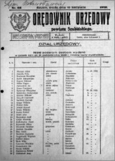 Orędownik Urzędowy powiatu Szubińskiego 1926.11.10 R.7 nr 90