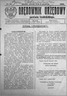 Orędownik Urzędowy powiatu Szubińskiego 1926.12.08 R.7 nr 98