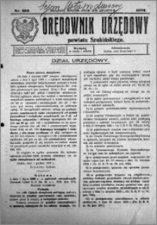 Orędownik Urzędowy powiatu Szubińskiego 1926.12.29 R.7 nr 103