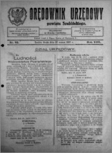 Orędownik Urzędowy powiatu Szubińskiego 1927.03.23 R.8 nr 23