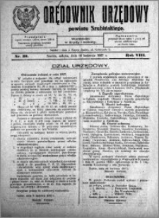 Orędownik Urzędowy powiatu Szubińskiego 1927.04.16 R.8 nr 30