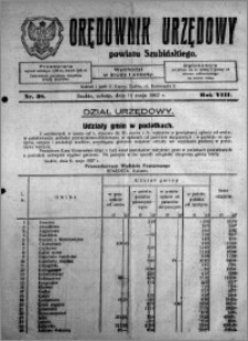 Orędownik Urzędowy powiatu Szubińskiego 1927.05.14 R.8 nr 38