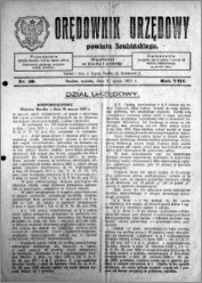 Orędownik Urzędowy powiatu Szubińskiego 1927.05.21 R.8 nr 40