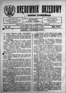 Orędownik Urzędowy powiatu Szubińskiego 1927.06.08 R.8 nr 45