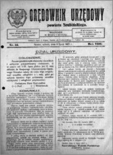 Orędownik Urzędowy powiatu Szubińskiego 1927.07.09 R.8 nr 54